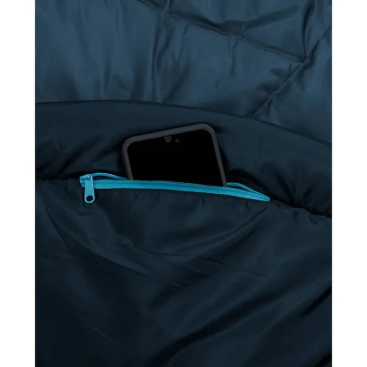 Slaapzakken>Vaude Sioux Sleepingbag 400 XL II SYN Zip Right baltic sea