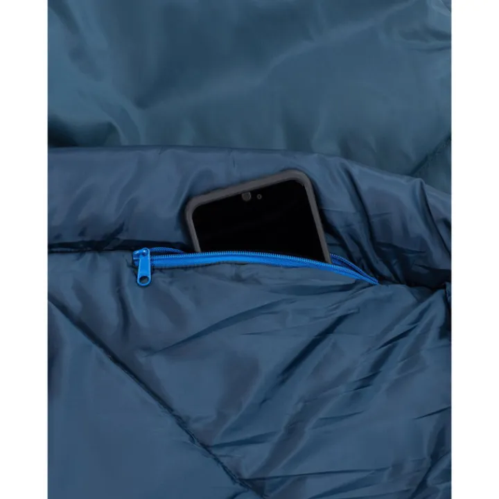 Slaapzakken>Vaude Sioux Sleepingbag 800 II SYN Zip Right baltic sea