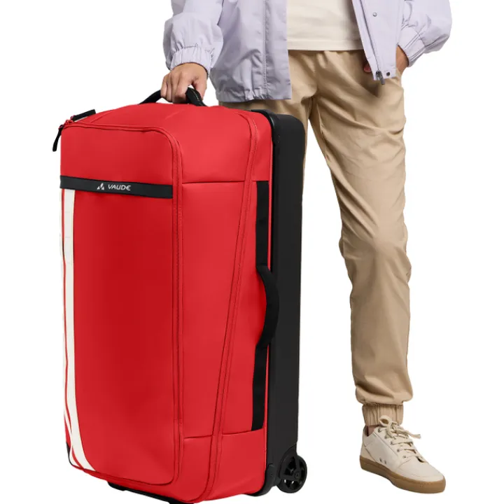 Zachte Koffers|Harde Koffers>Vaude Takutea Wheels Trolley 90 red
