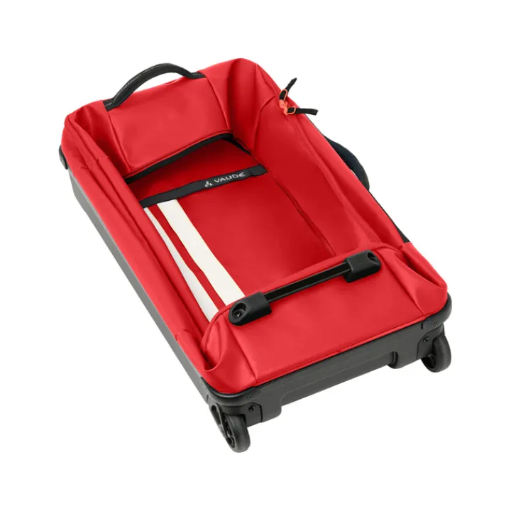 Zachte Koffers|Harde Koffers>Vaude Takutea Wheels Trolley 90 red