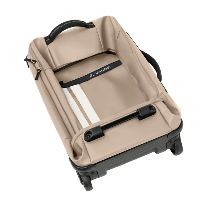 Zachte Koffers|Harde Koffers>Vaude Takutea Wheels Trolley 65 linen