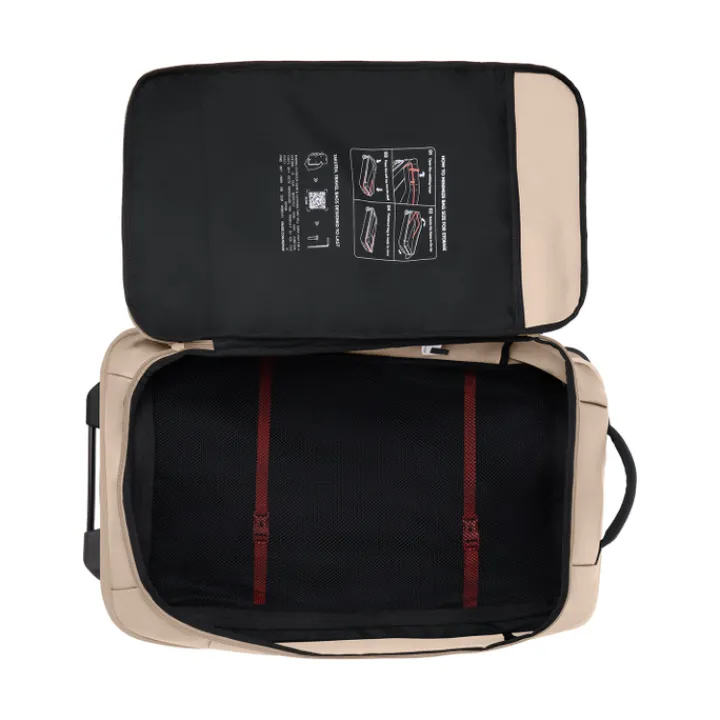 Zachte Koffers|Harde Koffers>Vaude Takutea Wheels Trolley 65 linen