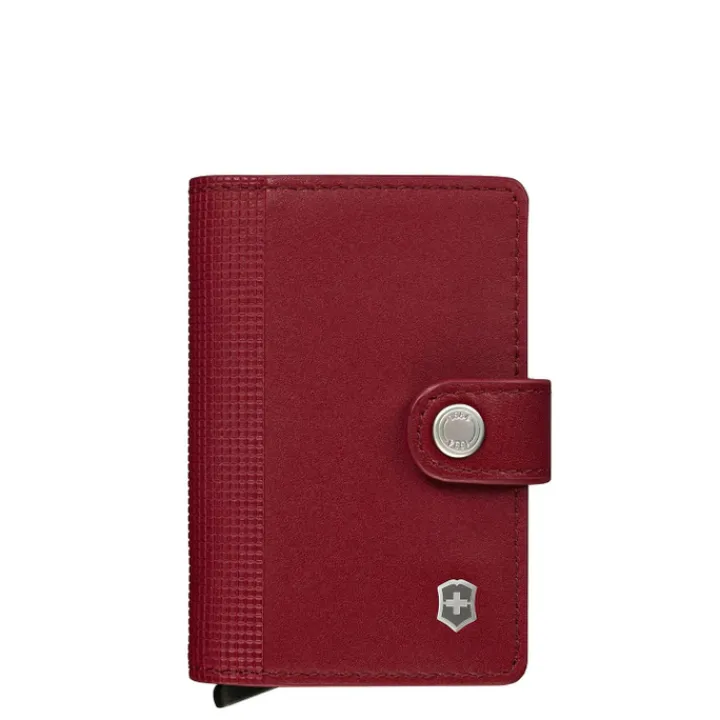 Rfid Portemonnees|Heren Portemonnees>Victorinox Altius Secrid Leather Card Wallet red