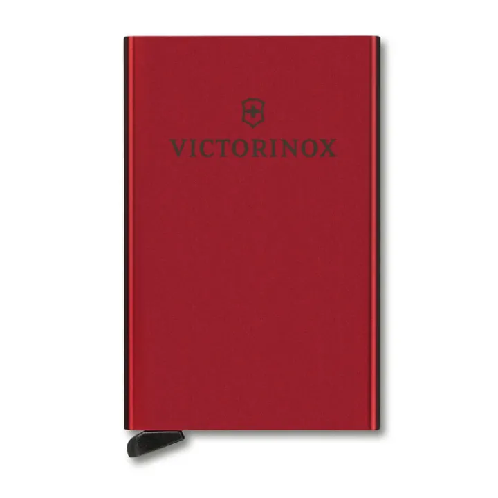 Rfid Portemonnees|Heren Portemonnees>Victorinox Altius Secrid Leather Card Wallet red