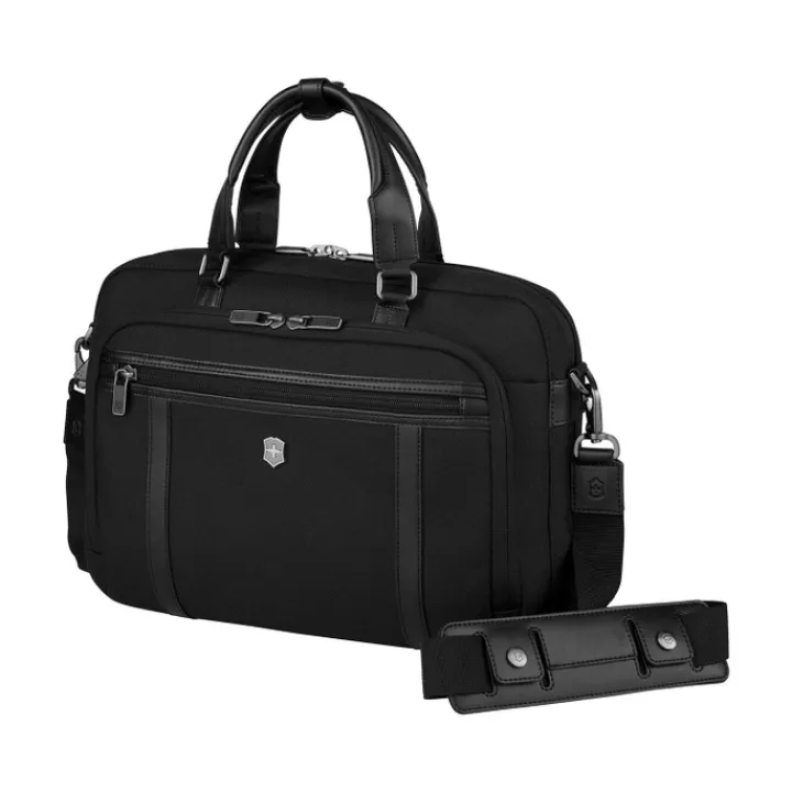 Herentassen|13 Inch Laptoptassen>Victorinox Werks Professional Cordura 13" Laptop Brief black