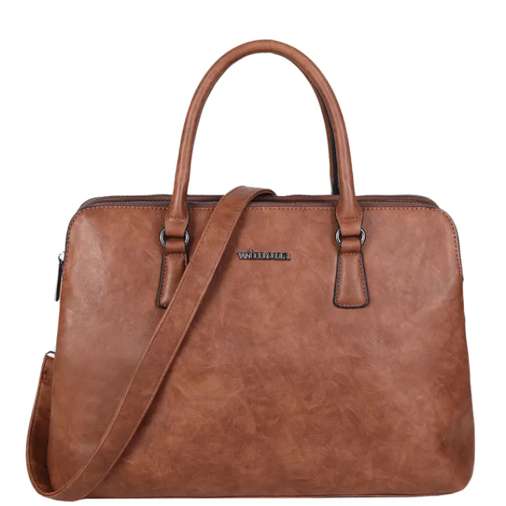Handtassen|Schoudertassen>Wimona Arianna-One Handbag cognac