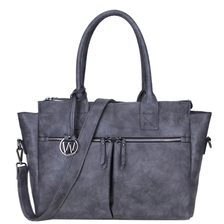 Schoudertassen|Handtassen>Wimona Catarina-One Dames Laptopbag grey