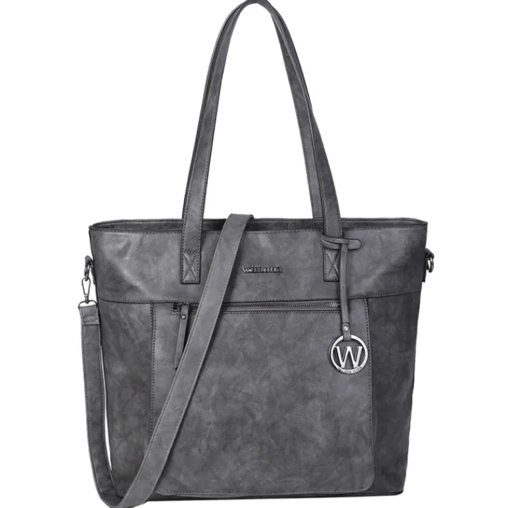 Schoudertassen|Damestassen>Wimona Evelina Shoulderbag grey