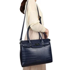 Schoudertassen|Handtassen>Wimona Liona Dames Laptopbag dark blue