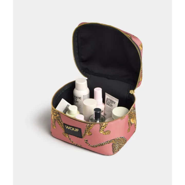 Beautycases>Wouf Blush Leopard Vanity Bag multi