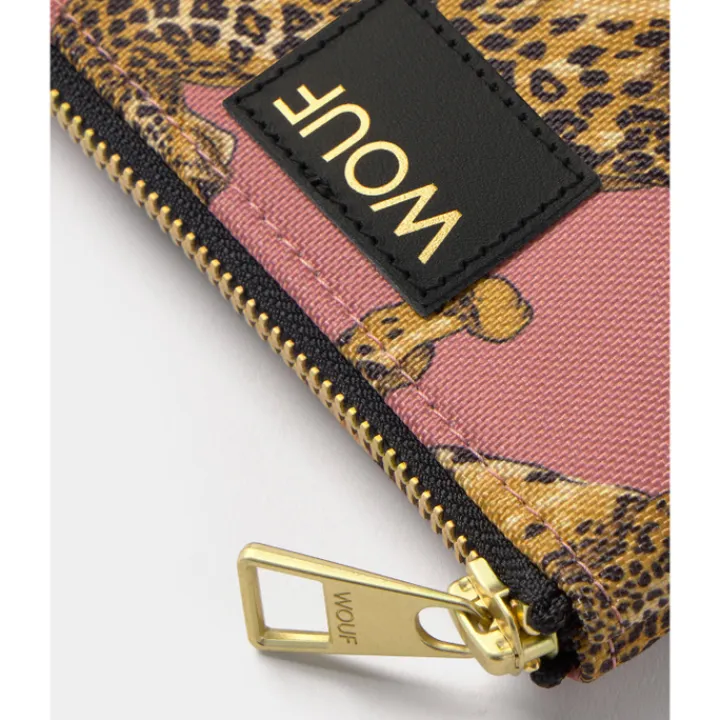 Dames Portemonnees>Wouf Blush Leopard Wallet multi