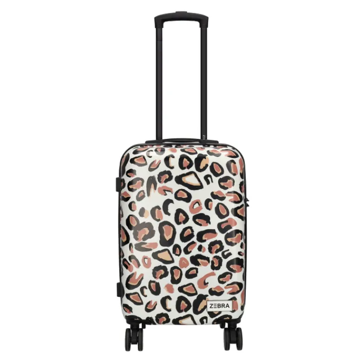 Klm Trolleys|Handbagage Trolleys>Zebra Trends Zebra Travel Cabin Trolley leopard