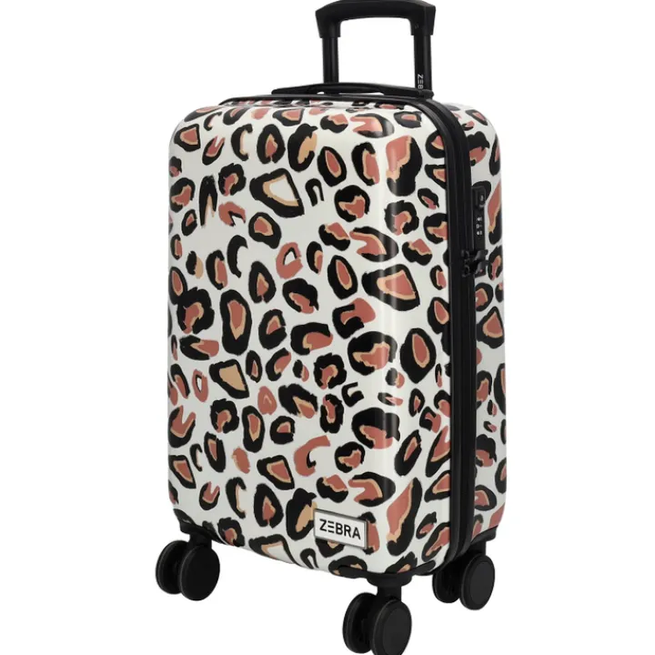 Klm Trolleys|Handbagage Trolleys>Zebra Trends Zebra Travel Cabin Trolley leopard