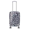 Klm Trolleys|Handbagage Trolleys>Zebra Trends Animal Travel Cabin Trolley panther lila