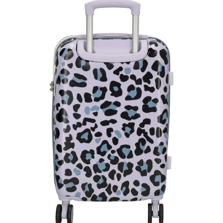Klm Trolleys|Handbagage Trolleys>Zebra Trends Animal Travel Cabin Trolley panther lila
