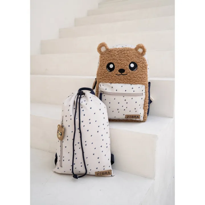 Mini Rugzakken|Kleine Rugzakken>Zebra Trends Buddies Backpack beige