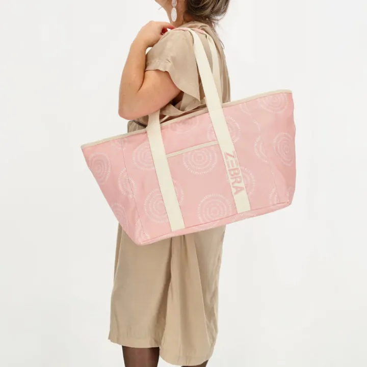 Strandtassen|Damestassen>Zebra Trends Elise Beachbag pink boho