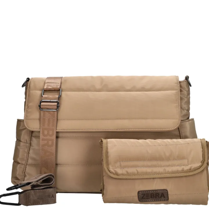 Luiertassen|Damestassen>Zebra Trends Elske Diaperbag taupe