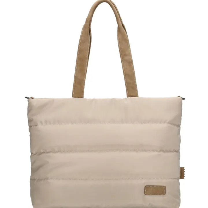 Shoppers|Schoudertassen>Zebra Trends Elske Laptopbag lighttaupe