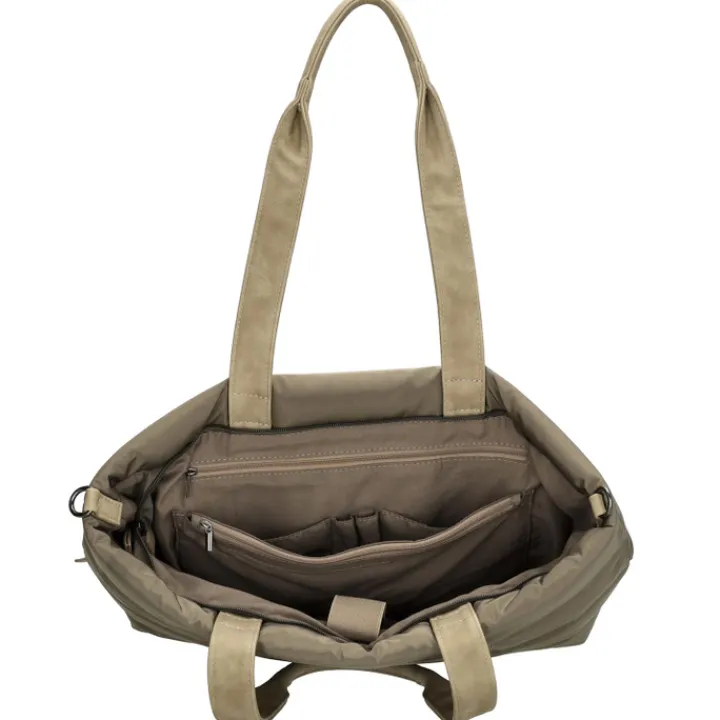 Shoppers|Schoudertassen>Zebra Trends Elske Laptopbag olivegreen