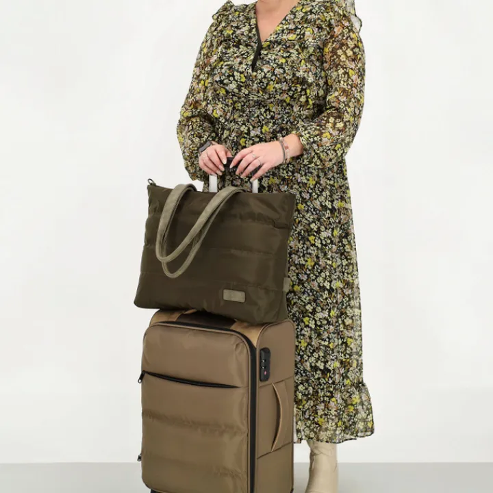 Shoppers|Schoudertassen>Zebra Trends Elske Laptopbag olivegreen