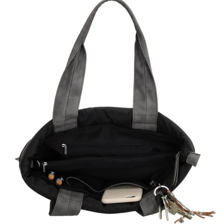 Shoppers|Damestassen>Zebra Trends Elske Shopper black