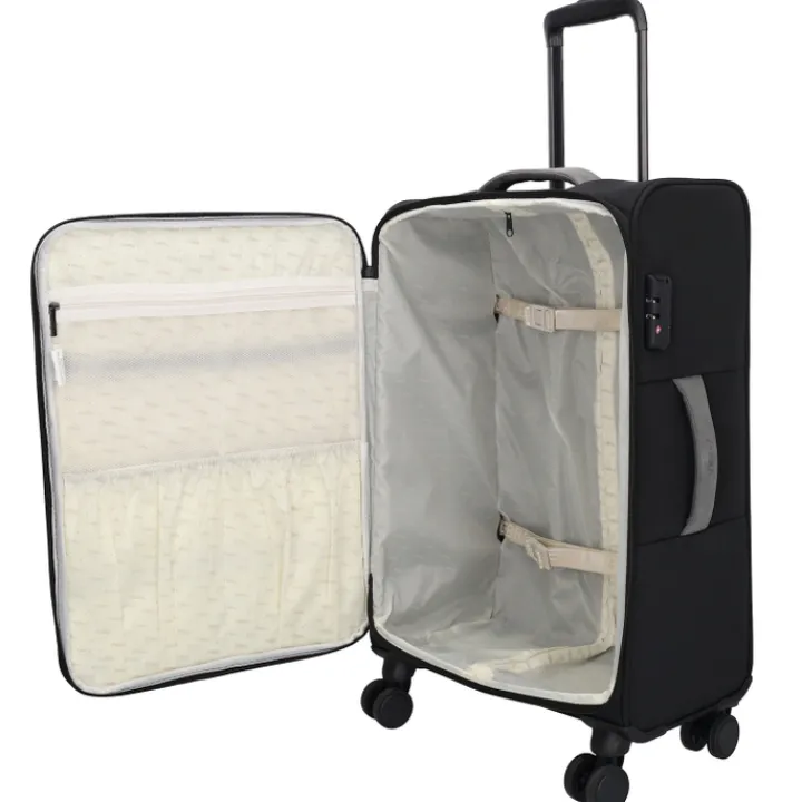 Reistrolleys|Reiskoffers>Zebra Trends Elske Trolley M black