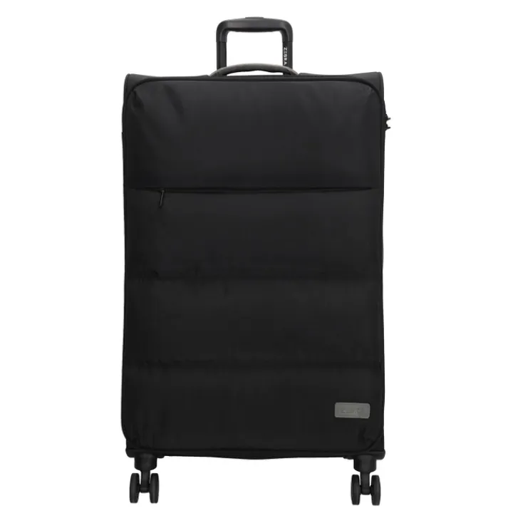 Zachte Koffers|Reiskoffers>Zebra Trends Elske Trolley L black