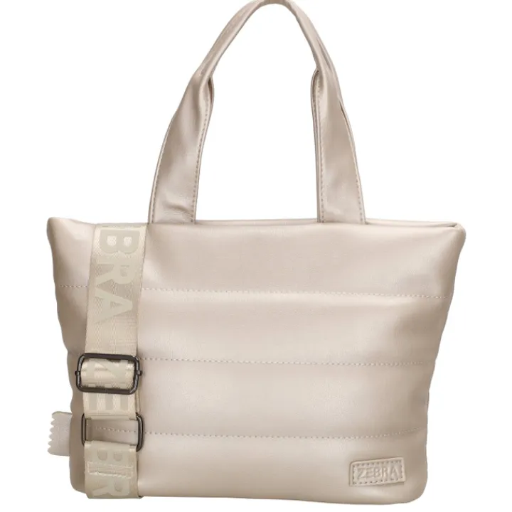 Schoudertassen|Handtassen>Zebra Trends Evie Handbag 23045 champagne