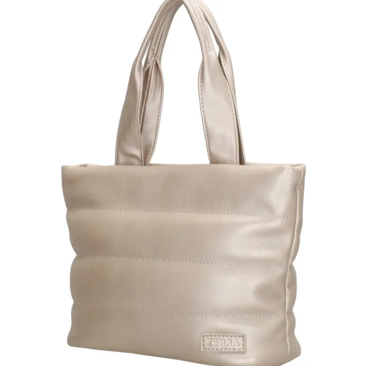 Schoudertassen|Handtassen>Zebra Trends Evie Handbag 23045 champagne
