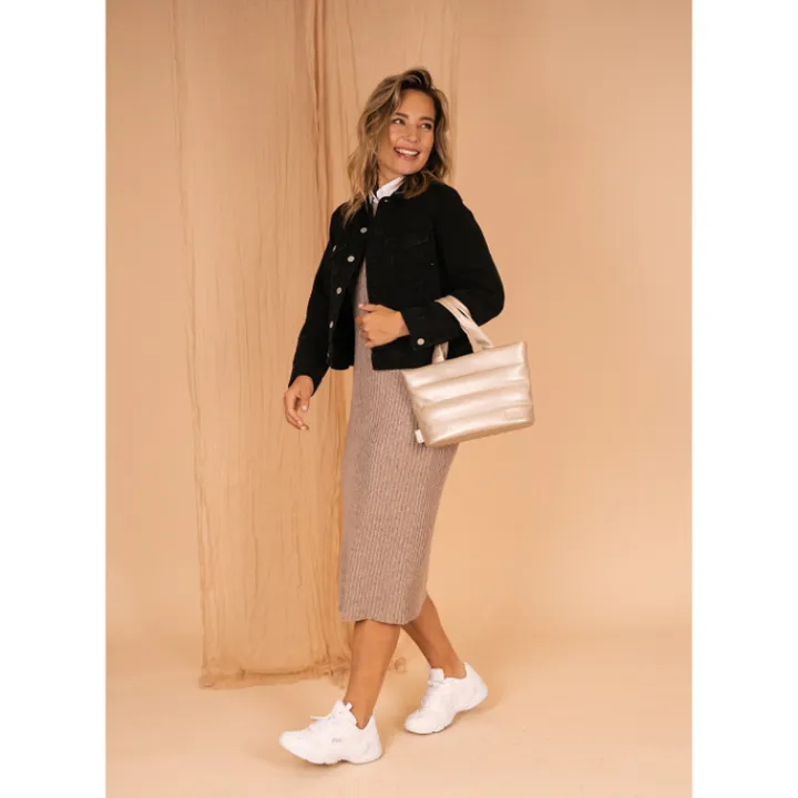 Schoudertassen|Handtassen>Zebra Trends Evie Handbag 23045 champagne