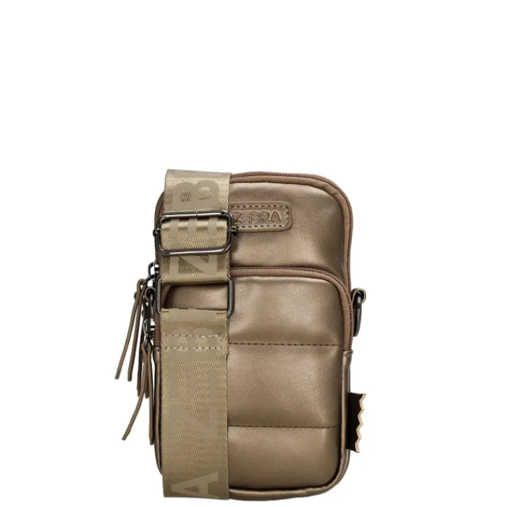 Telefoontasjes|Damestassen>Zebra Trends Evie Phonebag 22904 bronze