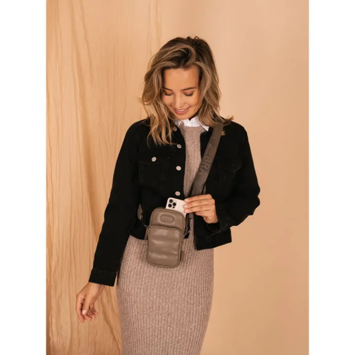 Telefoontasjes|Damestassen>Zebra Trends Evie Phonebag 22904 bronze