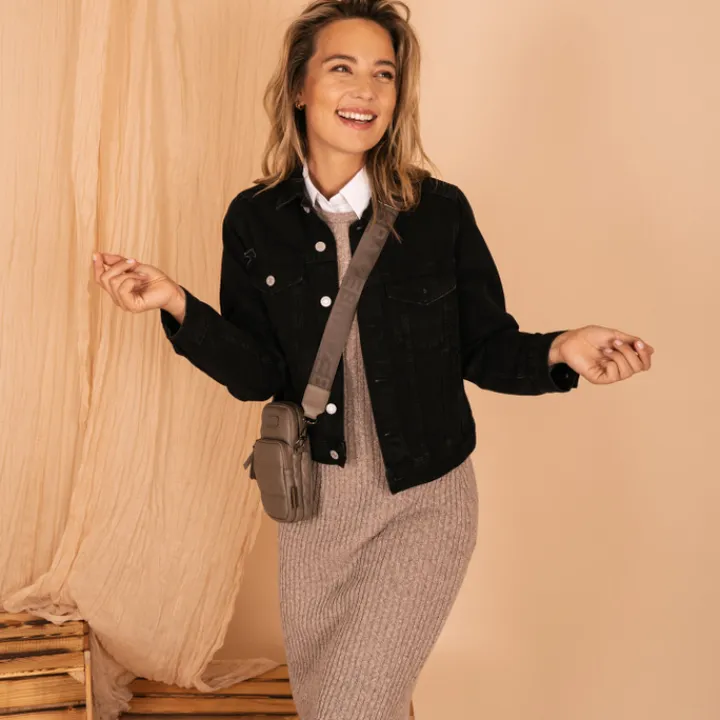 Telefoontasjes|Damestassen>Zebra Trends Evie Phonebag 22904 bronze
