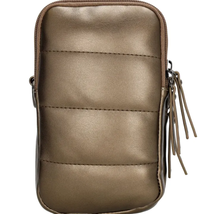 Telefoontasjes|Damestassen>Zebra Trends Evie Phonebag 22904 bronze