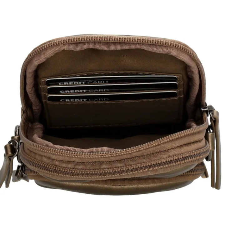 Telefoontasjes|Damestassen>Zebra Trends Evie Phonebag 22904 bronze