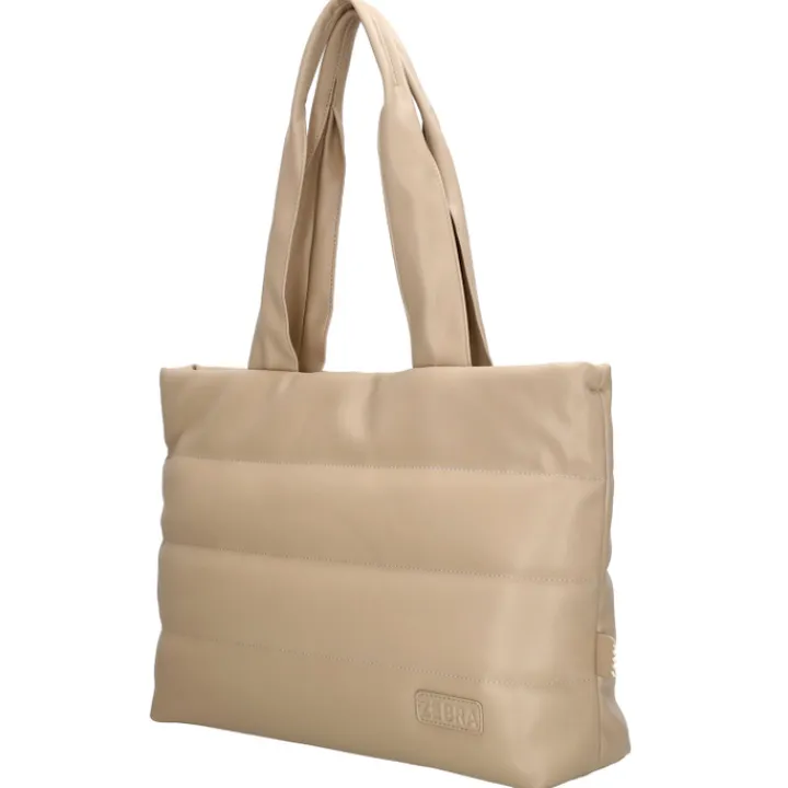 Shoppers|Schoudertassen>Zebra Trends Evie Shopper 23043 lighttaupe