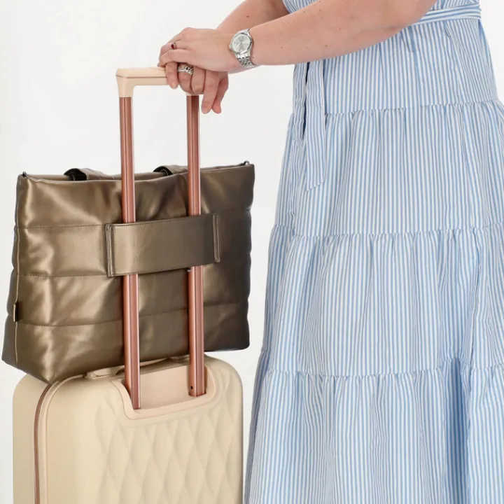 Shoppers|Schoudertassen>Zebra Trends Evie Shopper 23043 bronze