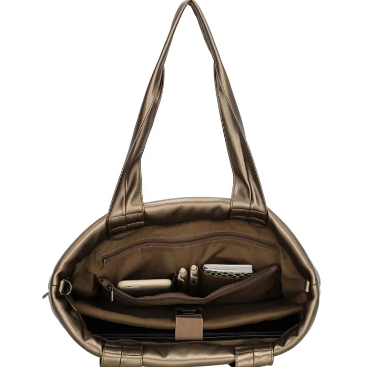 Shoppers|Schoudertassen>Zebra Trends Evie Shopper 23043 bronze