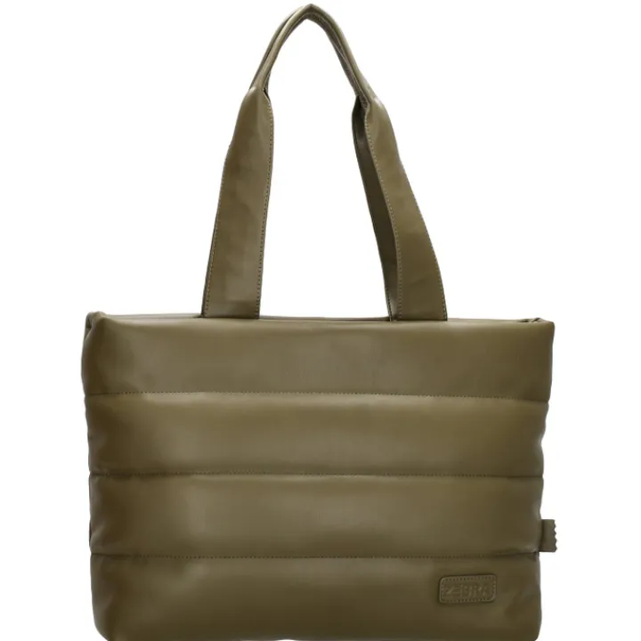 Shoppers|Schoudertassen>Zebra Trends Evie Shopper 23043 olivegreen