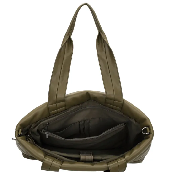 Shoppers|Schoudertassen>Zebra Trends Evie Shopper 23043 olivegreen