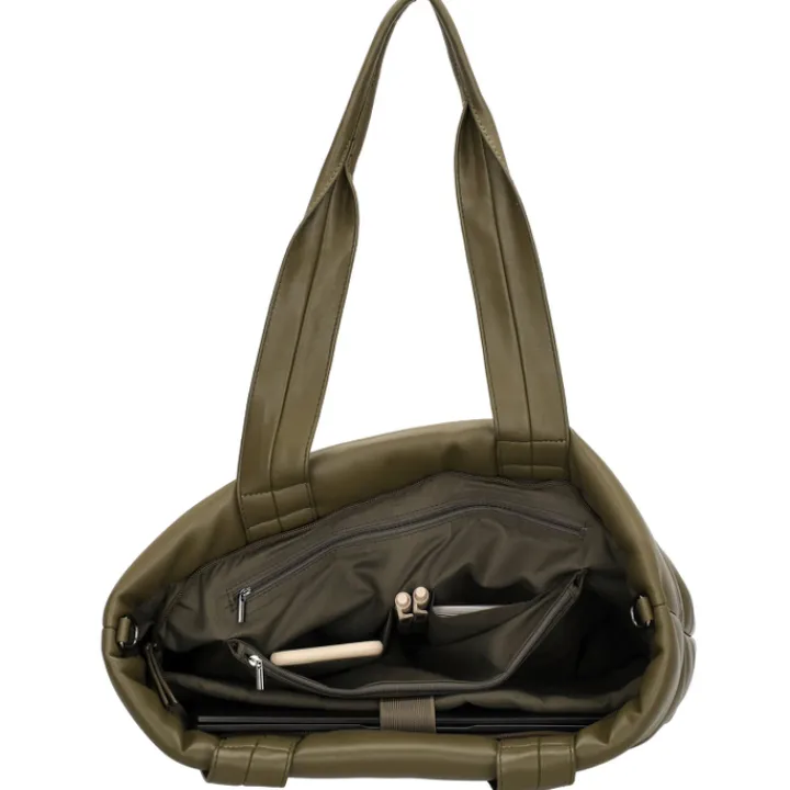 Shoppers|Schoudertassen>Zebra Trends Evie Shopper 23043 olivegreen