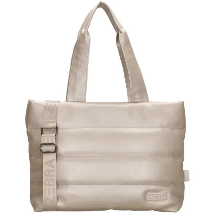Shoppers|Schoudertassen>Zebra Trends Evie Shopper 23043 champagne
