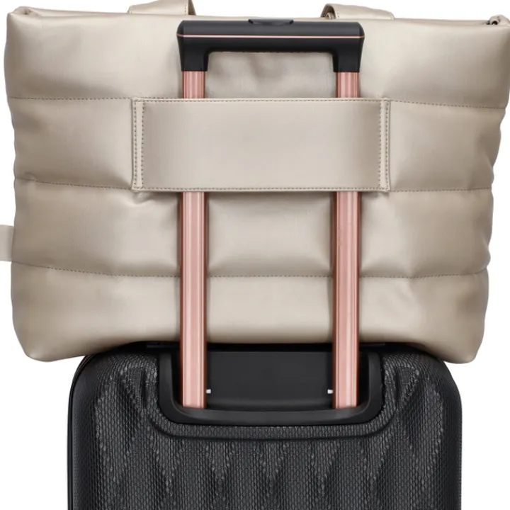 Shoppers|Schoudertassen>Zebra Trends Evie Shopper 23043 champagne