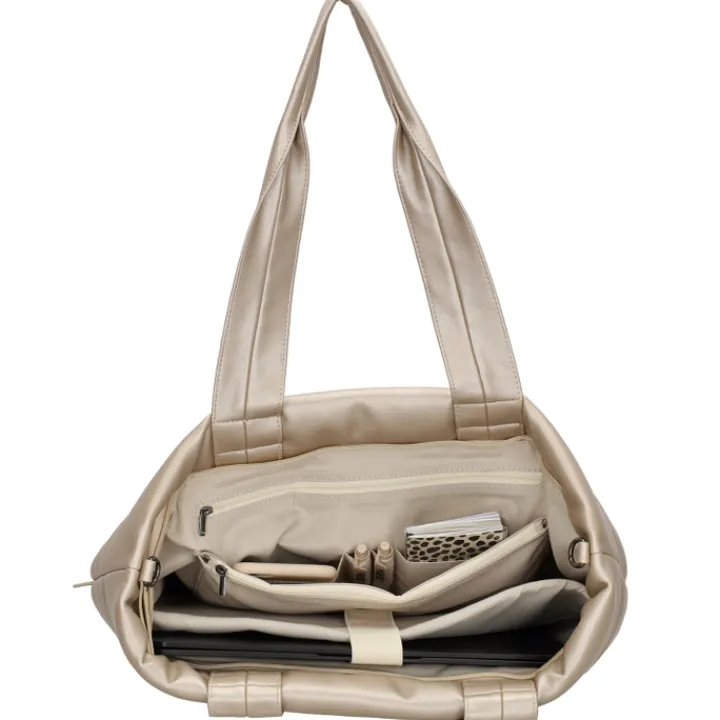 Shoppers|Schoudertassen>Zebra Trends Evie Shopper 23043 champagne