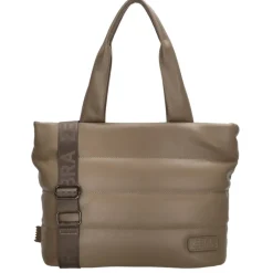 Schoudertassen|Damestassen>Zebra Trends Evie Shopper 22903 taupe