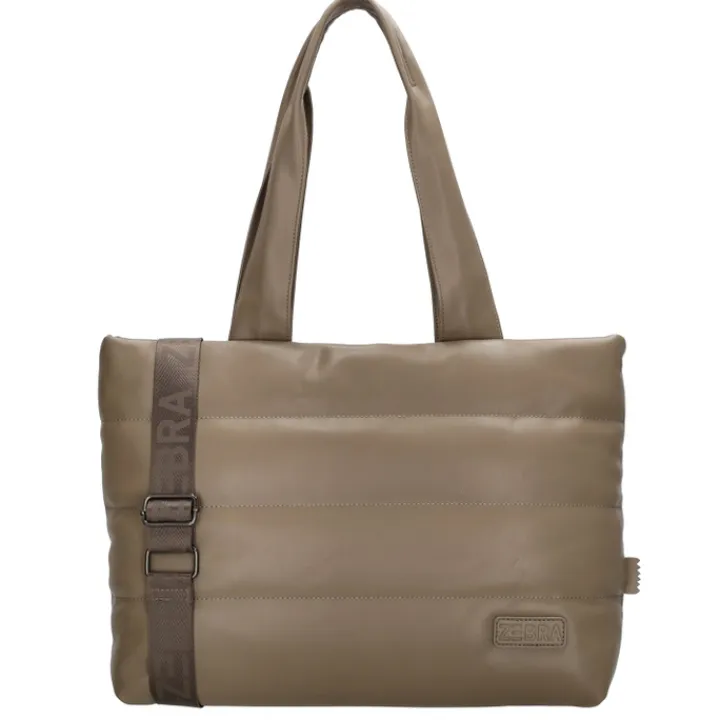Shoppers|Schoudertassen>Zebra Trends Evie Shopper 23043 taupe