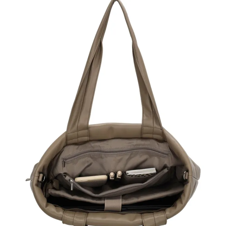 Shoppers|Schoudertassen>Zebra Trends Evie Shopper 23043 taupe