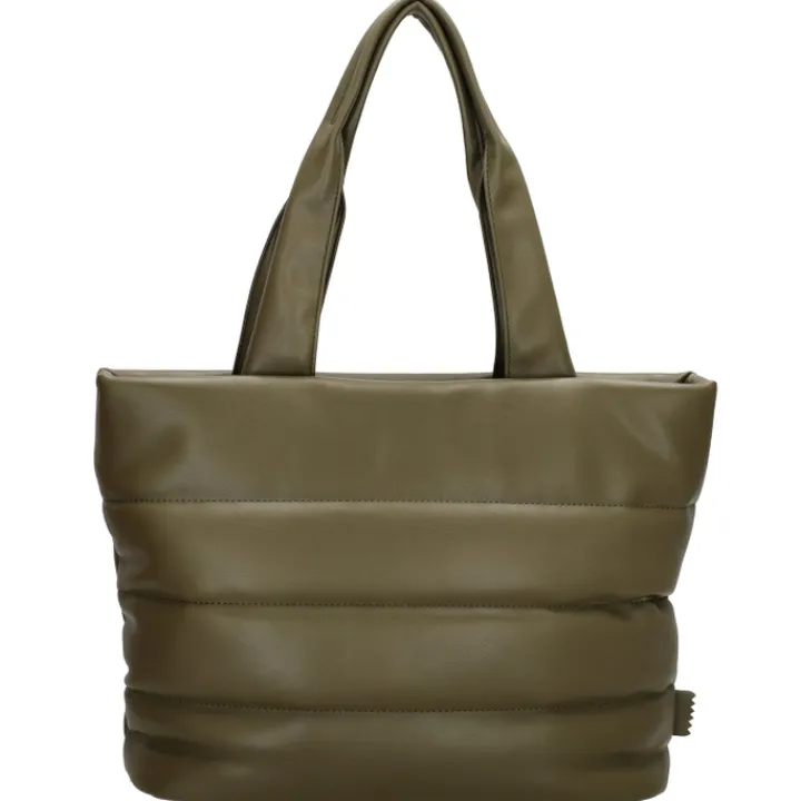 Schoudertassen|Damestassen>Zebra Trends Evie Shopper 22903 olivegreen