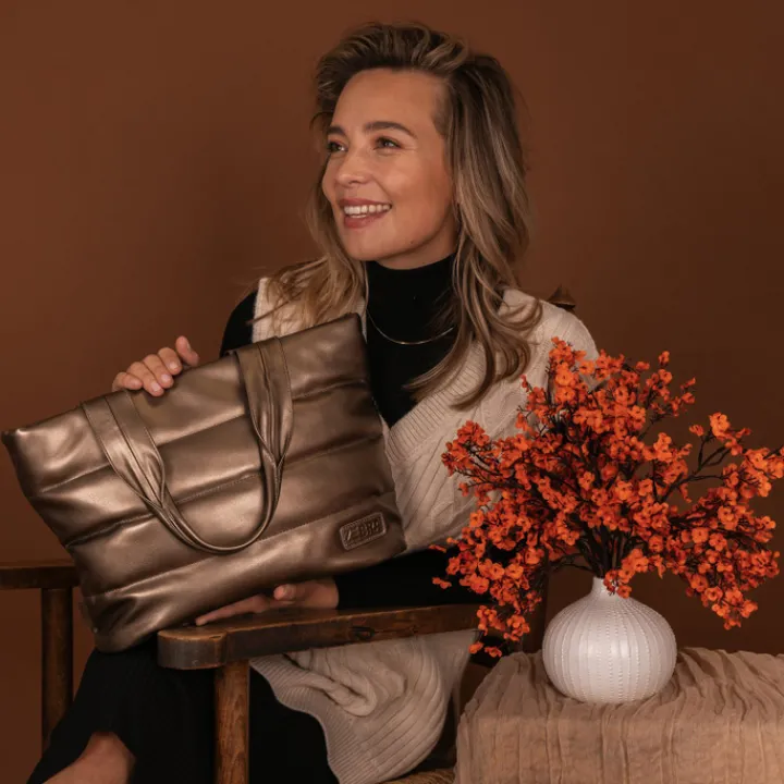 Schoudertassen|Damestassen>Zebra Trends Evie Shopper 22903 olivegreen